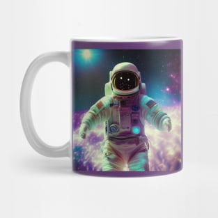 Purple space astronaut Mug